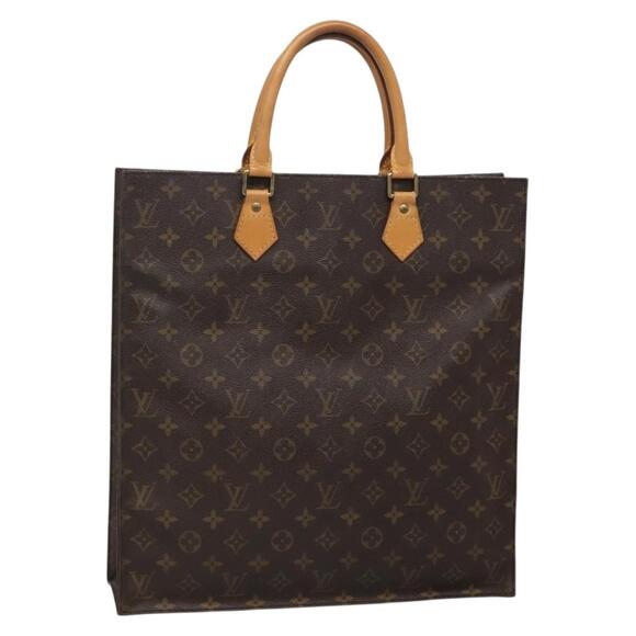 LOUIS VUITTON Monogram Sac Plat Hand Bag M51140 - Picture 1 of 12